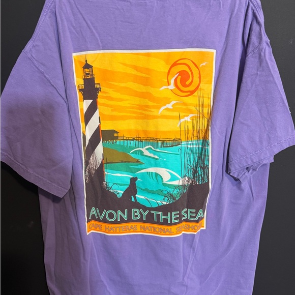 Comfort Wash Tops - Outer Banks Tee: Avon By The Sea National Seashore